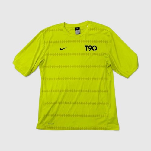 Nike Dri-FIT T90 Football Training T-Shirt Lime / Pre-Owned