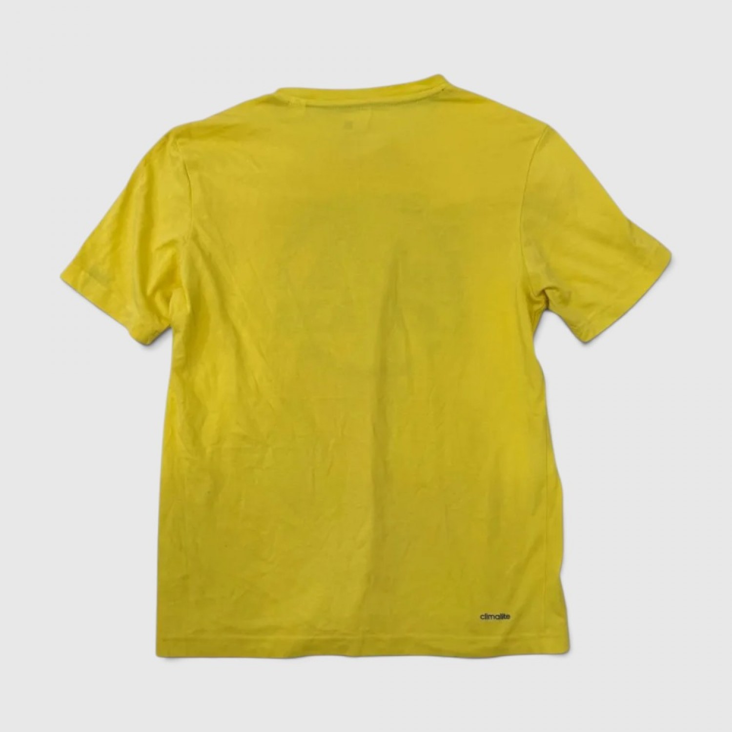 Adidas Performance Yellow Graphic T-Shirt / Pre-Owned