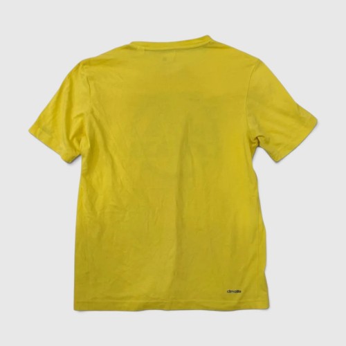 Adidas Performance Yellow Graphic T-Shirt / Pre-Owned