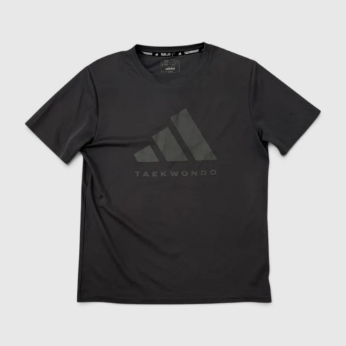 Adidas Taekwondo Black Performance T-Shirt / Pre-Owned
