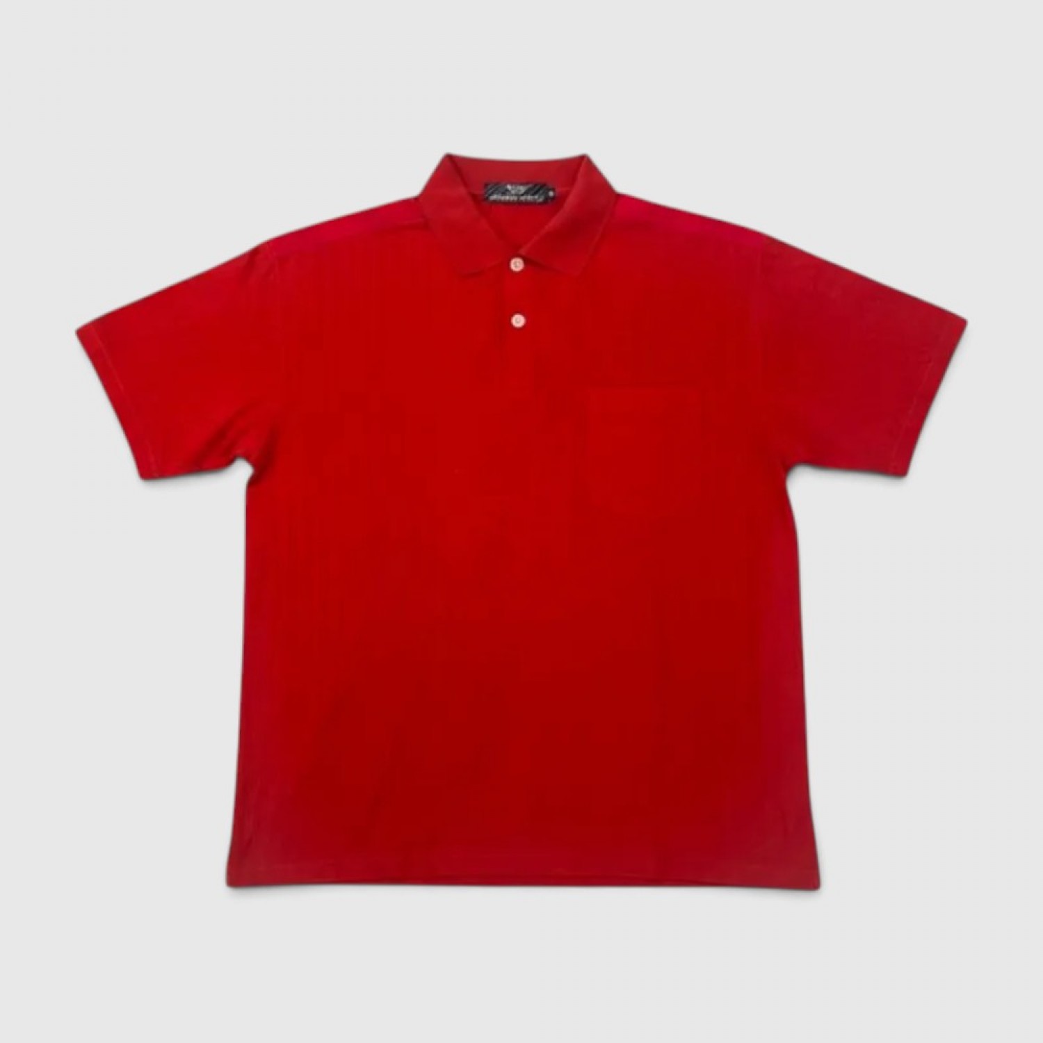 Vintage Κόκκινο Polo Μπλουζάκι με Τσέπη / Pre-Owned