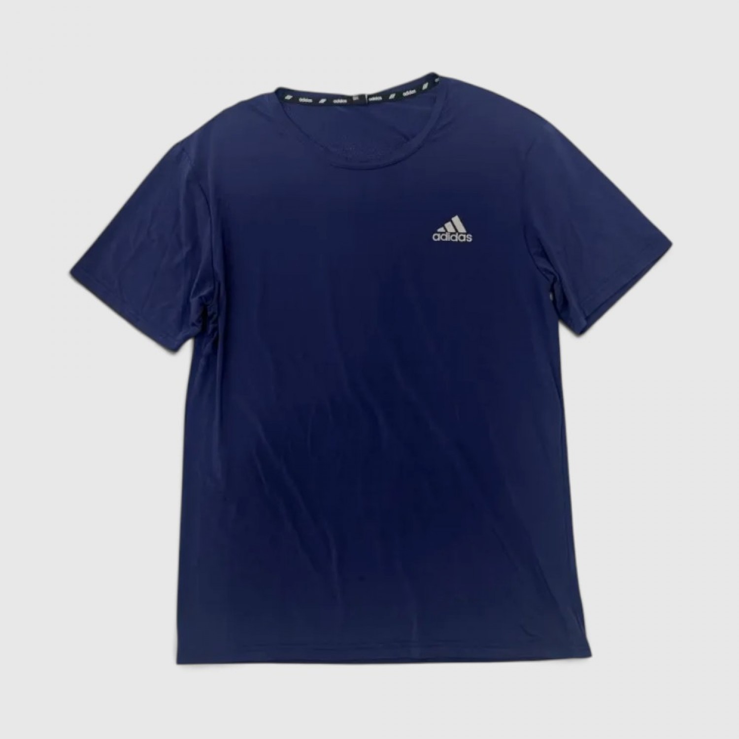 Adidas Μπλε Αθλητικό T-Shirt Climalite – Ανδρικό 4XL / Pre-Owned
