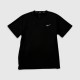 Nike Dri-FIT Running T-Shirt Black with Silver Swoosh / Pre-Owned