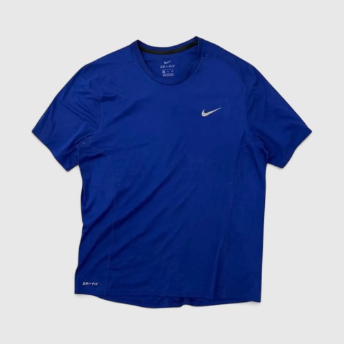 Nike Dri-FIT Running T-Shirt Royal Blue with Reflective Swoosh / Pre-Owned