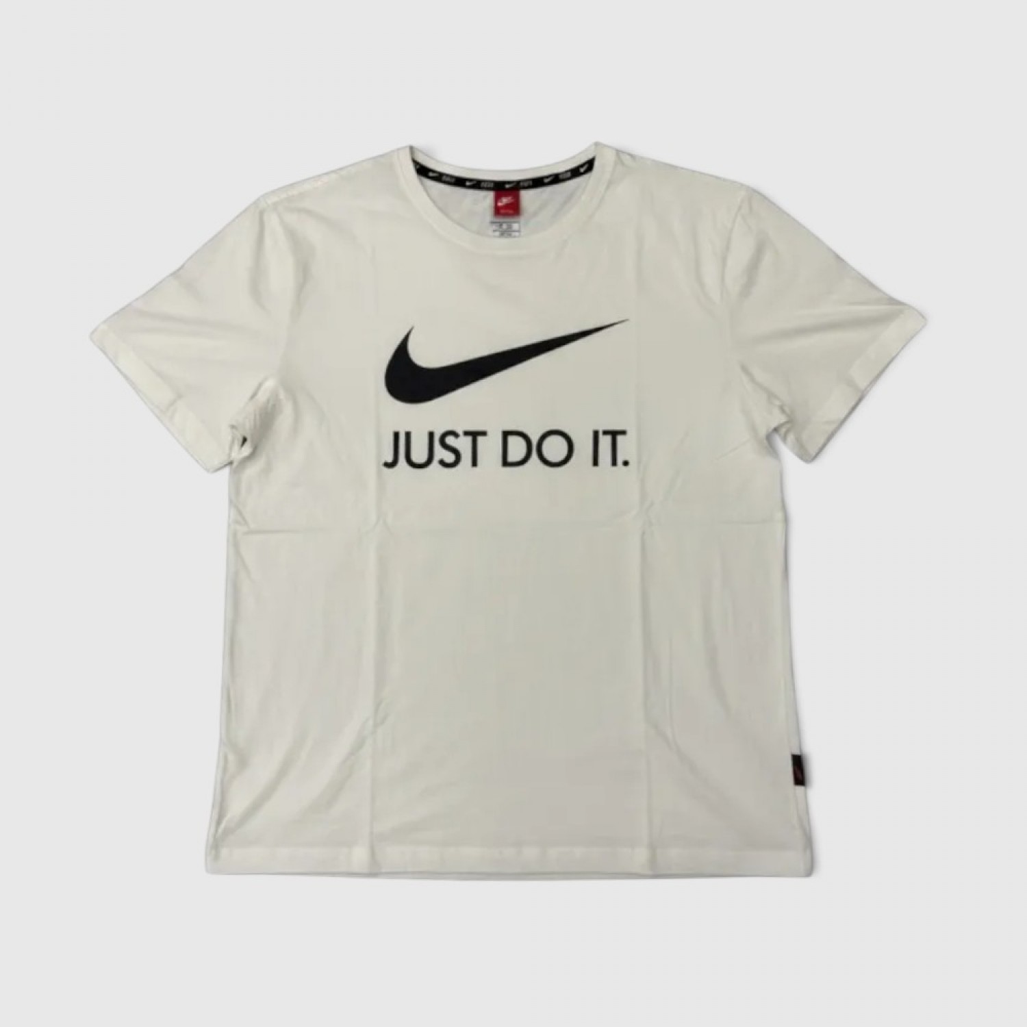 Nike Just Do It White Graphic T-Shirt Sportswear / Pre-Owned