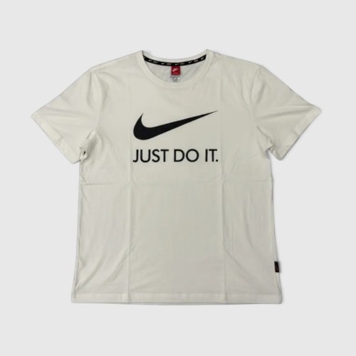 Nike Just Do It White Graphic T-Shirt Sportswear / Pre-Owned