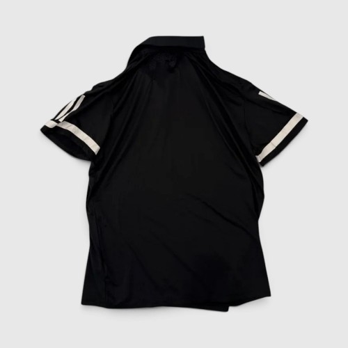Adidas Black 3-Stripes Performance Polo Shirt / Pre-Owned