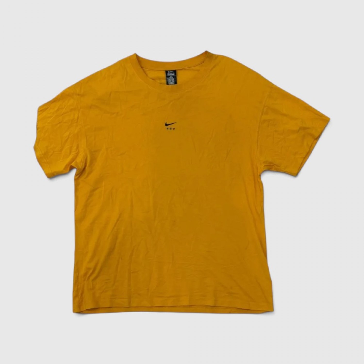 Nike x MMW Graphic T-Shirt Mustard Yellow / Pre-Owned