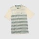 Nike Ανδρικό T-Shirt Λευκό Ριγέ με Logo / Pre-Owned