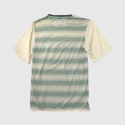 Nike Ανδρικό T-Shirt Λευκό Ριγέ με Logo / Pre-Owned