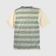 Nike Ανδρικό T-Shirt Λευκό Ριγέ με Logo / Pre-Owned