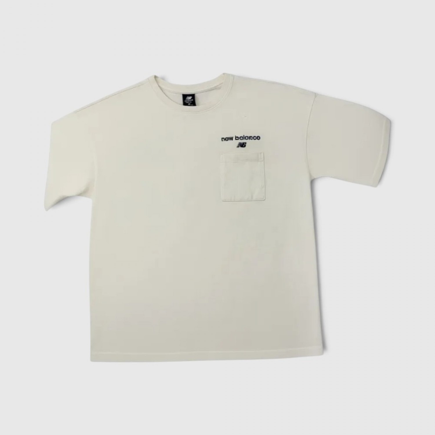 New Balance Λευκό T-Shirt με Τσέπη / Pre-Owned