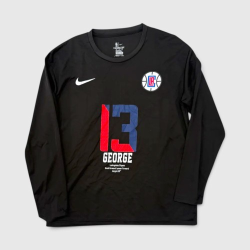 Nike NBA Los Angeles Clippers Paul George #13 Long Sleeve T-Shirt / Pre-Owned