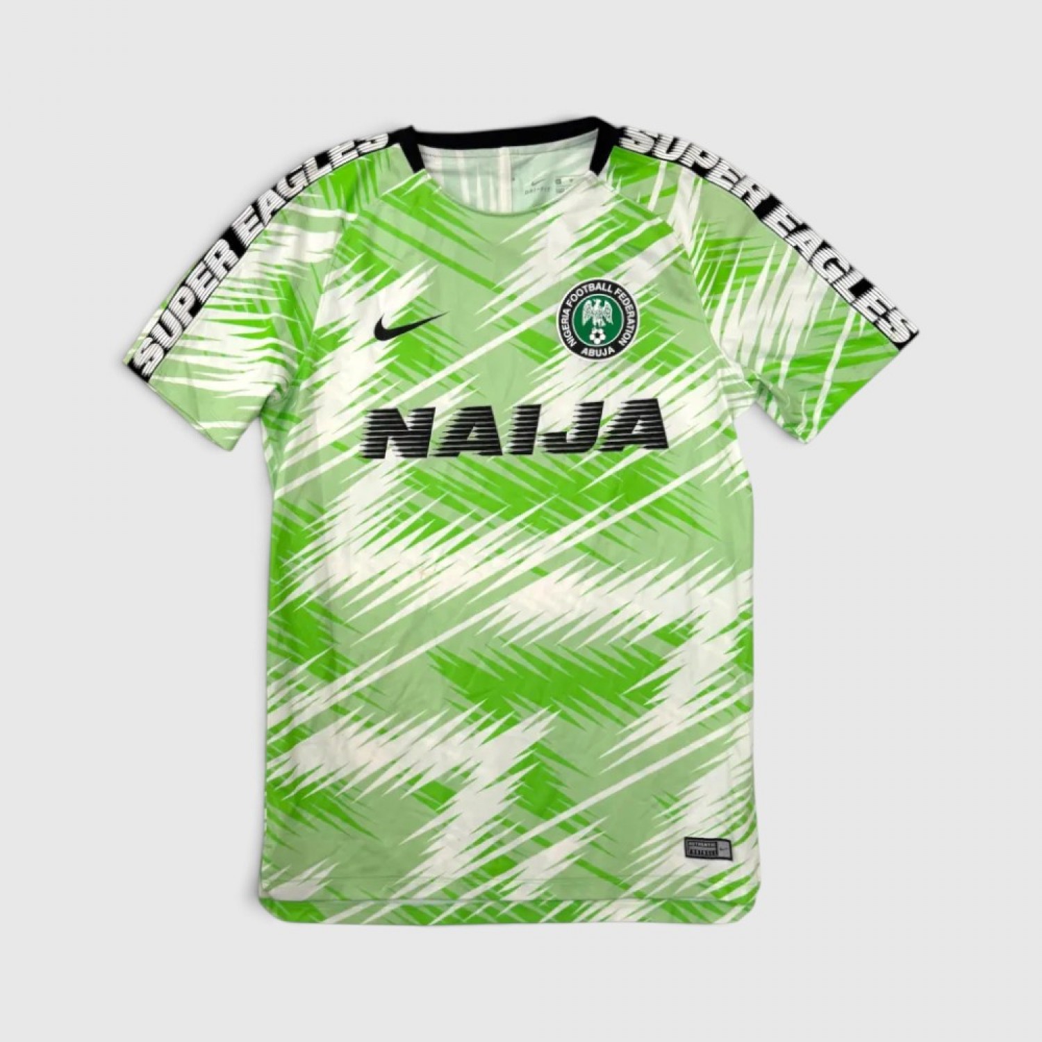 Nike Nigeria Football Federation Super Eagles Jersey Green / Pre-Owned