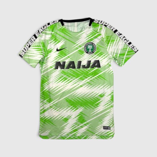 Nike Nigeria Football Federation Super Eagles Jersey Green / Pre-Owned