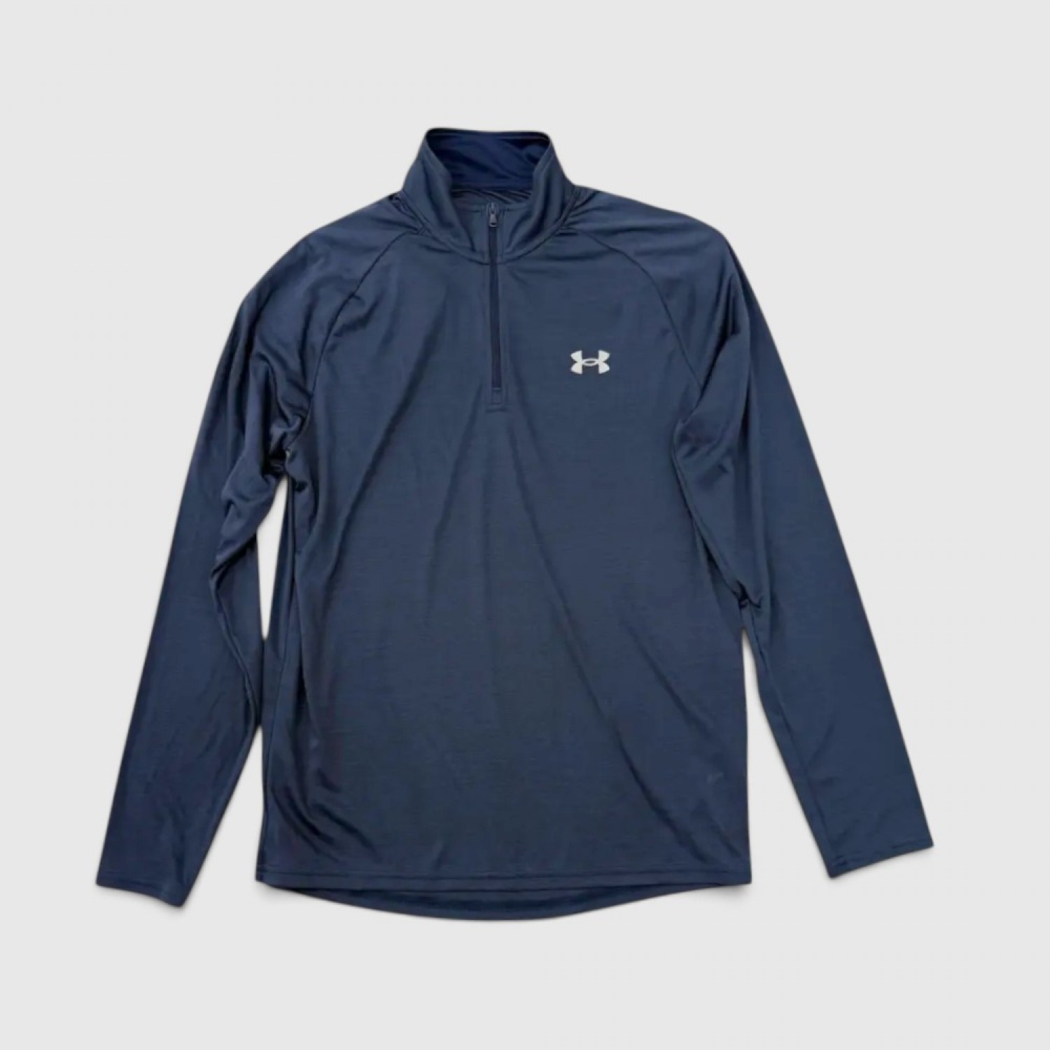 Under Armour 1/2 Zip Performance Top Navy / Pre-Owned