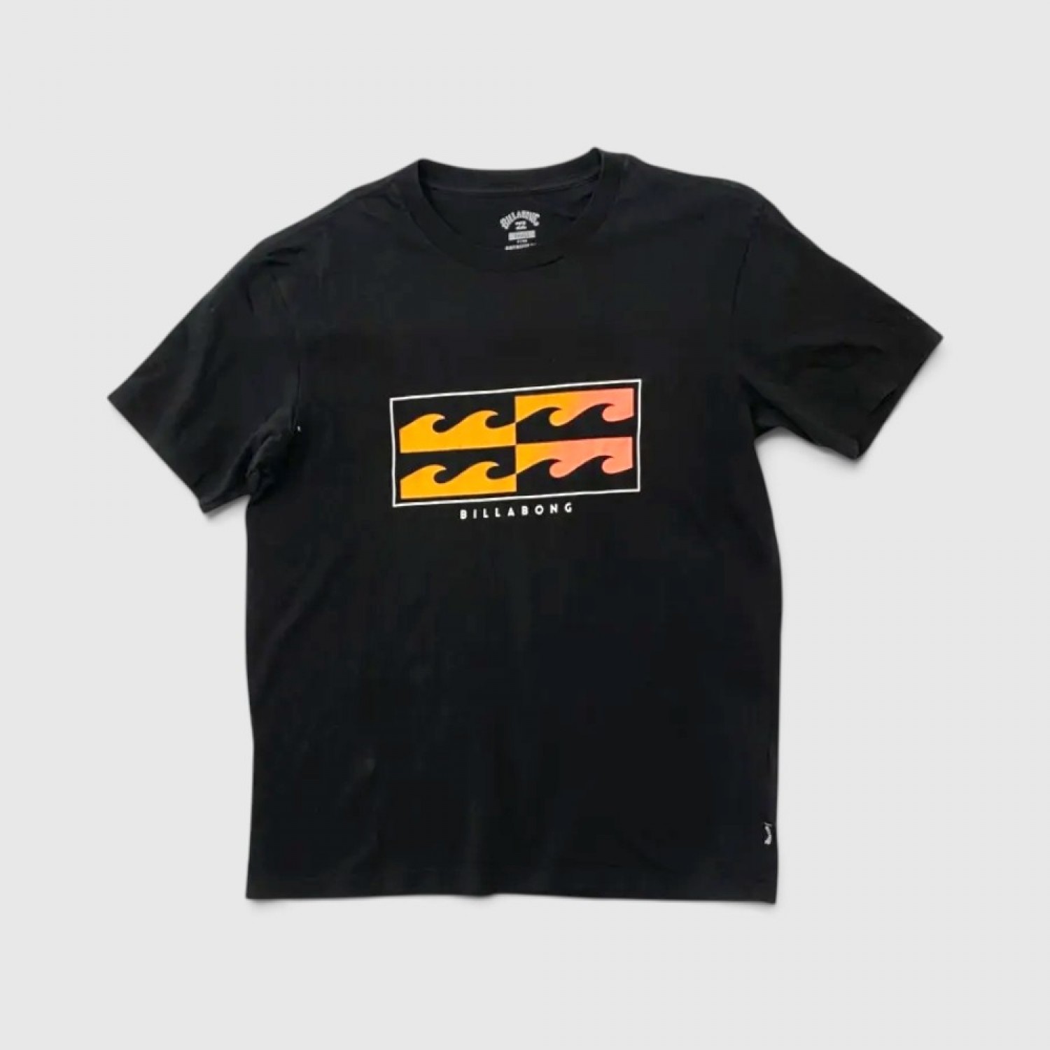 Billabong Ανδρικό T-Shirt Wave Logo Μαύρο / Pre-Owned
