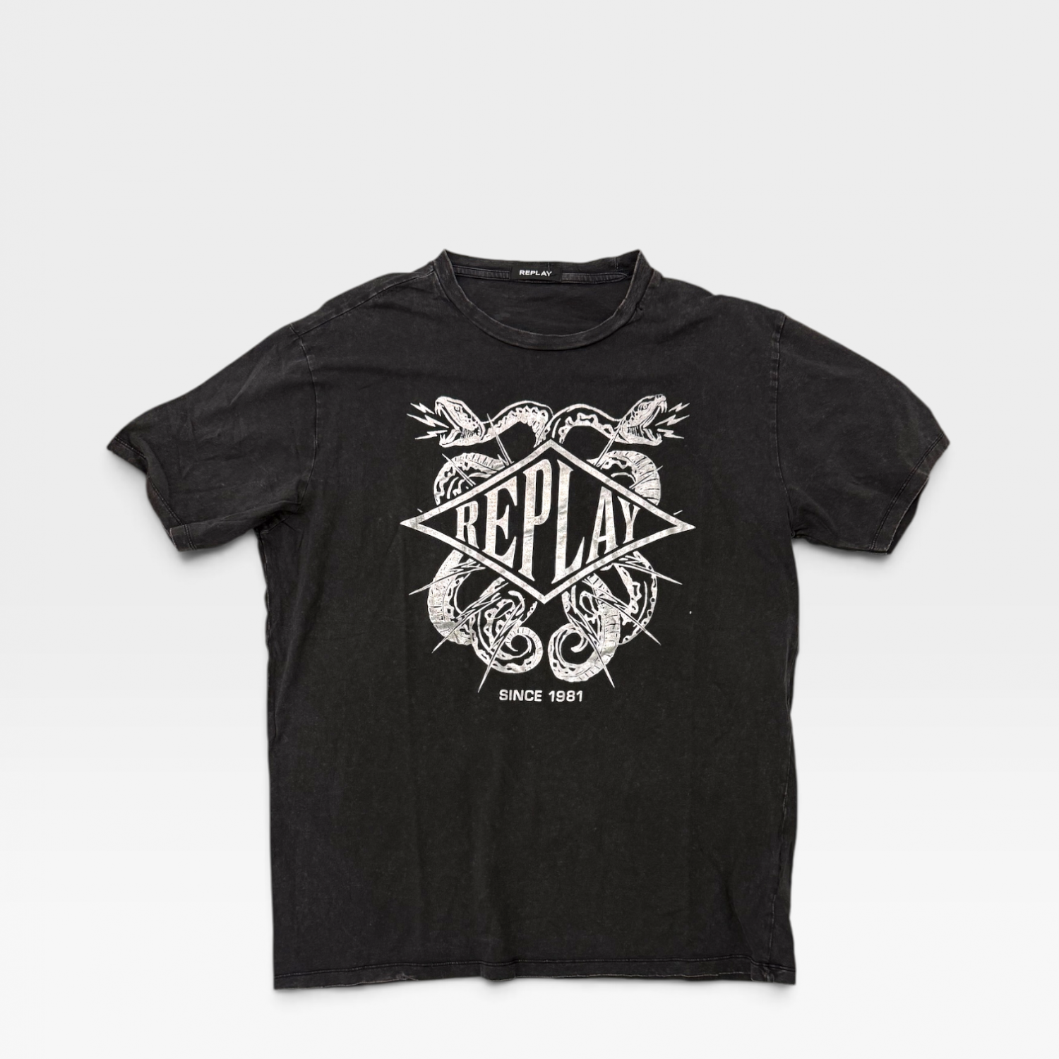 Replay Graphic Logo T-Shirt