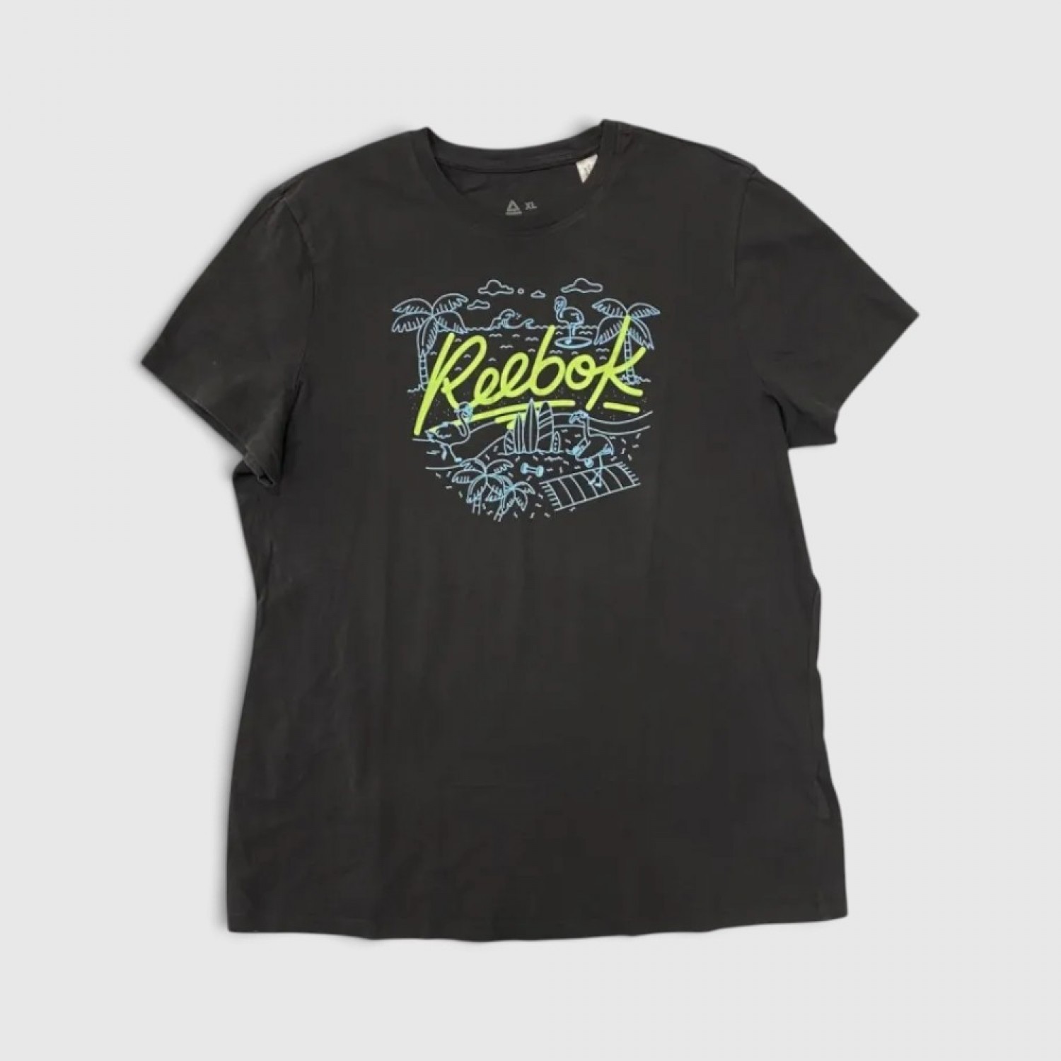 Reebok Ανδρικό Graphic T-Shirt Μαύρο / Pre-Owned