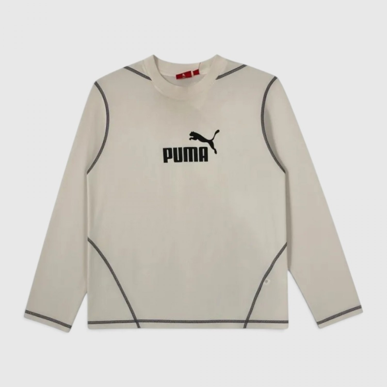 Puma Ανδρική Μακρυμάνικη Μπλούζα Εκρού / Pre-Owned