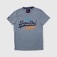 Superdry Ανδρικό Vintage Logo T-Shirt Γκρι / Pre-Owned
