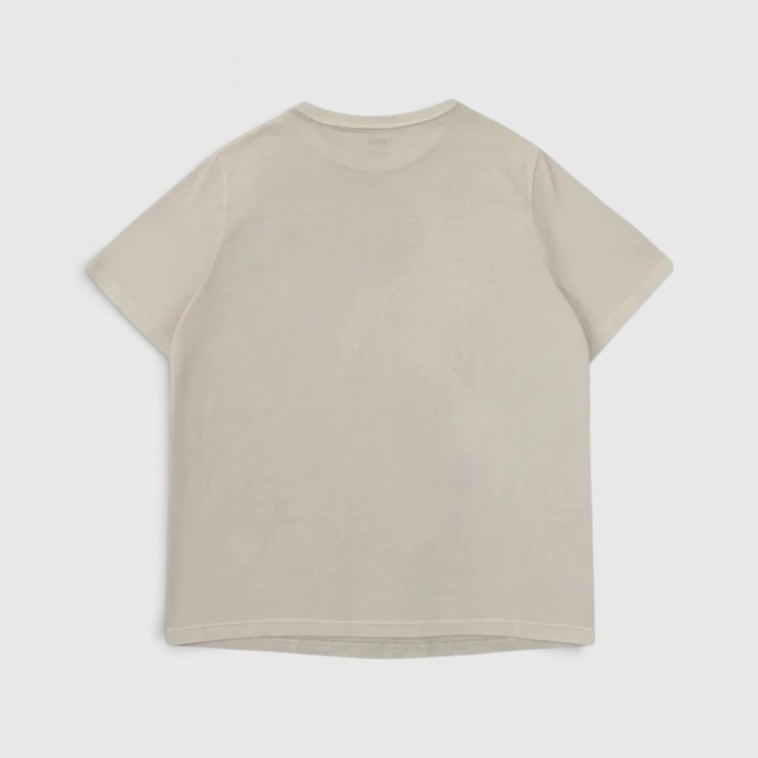 Puma Ανδρικό Essential Logo T-Shirt Εκρού / Pre-Owned
