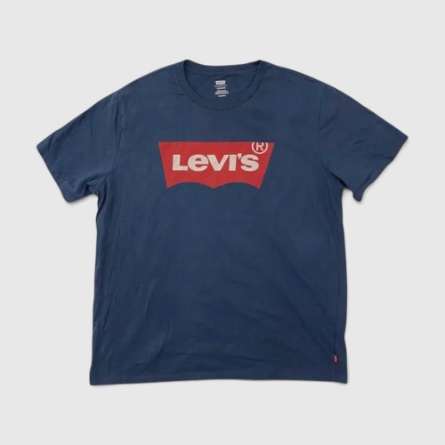 Levi’s Ανδρικό Batwing Logo T-Shirt Μπλε / Pre-Owned