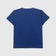 Tommy Hilfiger Ανδρικό Striped Logo T-Shirt Μπλε / Pre-Owned