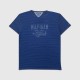 Tommy Hilfiger Ανδρικό Striped Logo T-Shirt Μπλε / Pre-Owned