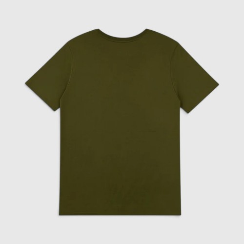 Nike Ανδρικό Athlete Swoosh T-Shirt Χακί / Pre-Owned