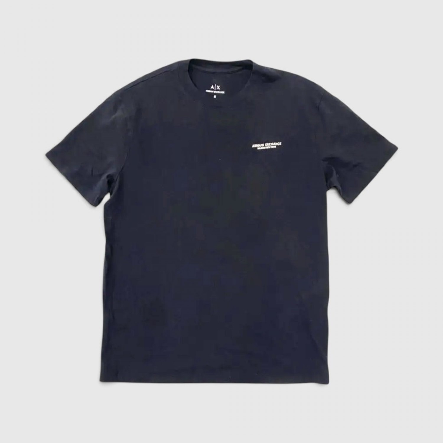 Armani Exchange Ανδρικό Minimal Logo T-Shirt Μαύρο / Pre-Owned