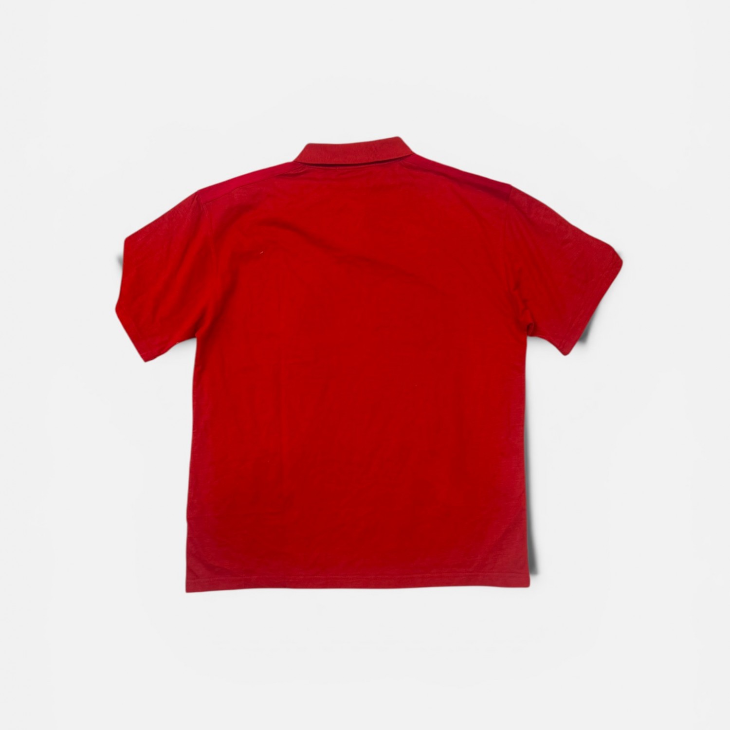 Vintage Κόκκινο Polo Μπλουζάκι με Τσέπη