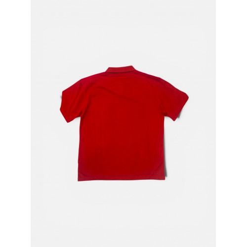 Vintage Κόκκινο Polo Μπλουζάκι με Τσέπη