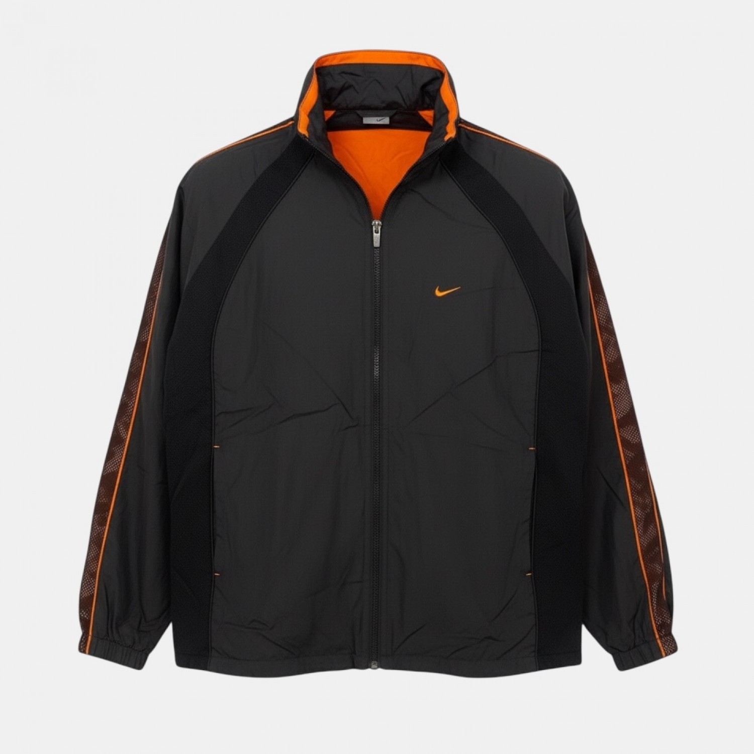 Nike Vintage Track Jacket Μαύρο Πορτοκαλί /pre owned