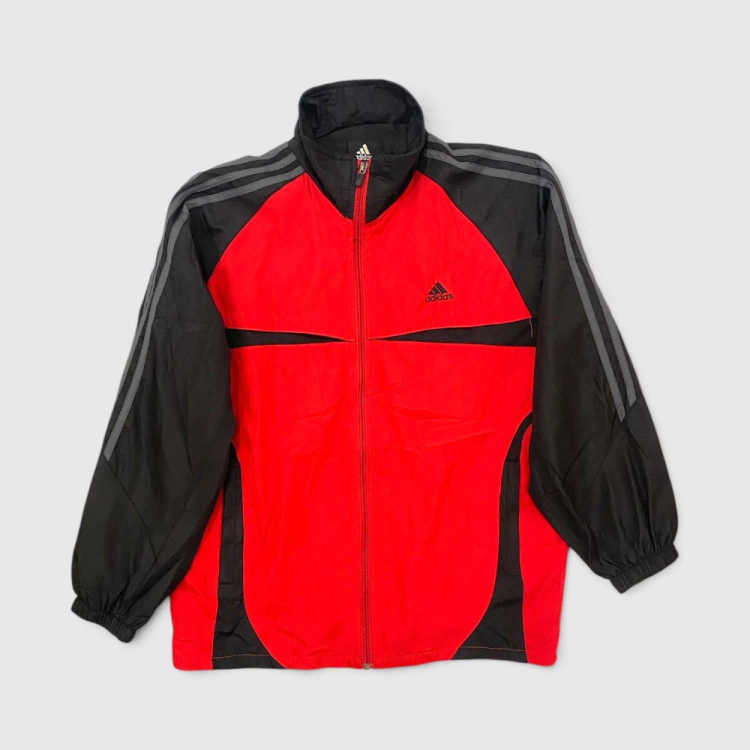 Adidas Vintage Αντιανεμικό Τζάκετ Κόκκινο Μαύρο /pre owned
