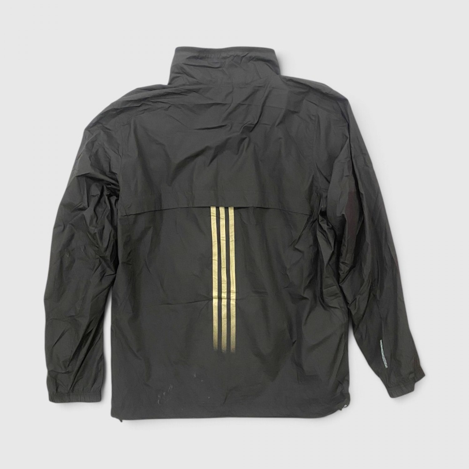 Adidas Αντιανεμικό Τζάκετ Μαύρο Χρυσό /pre owned