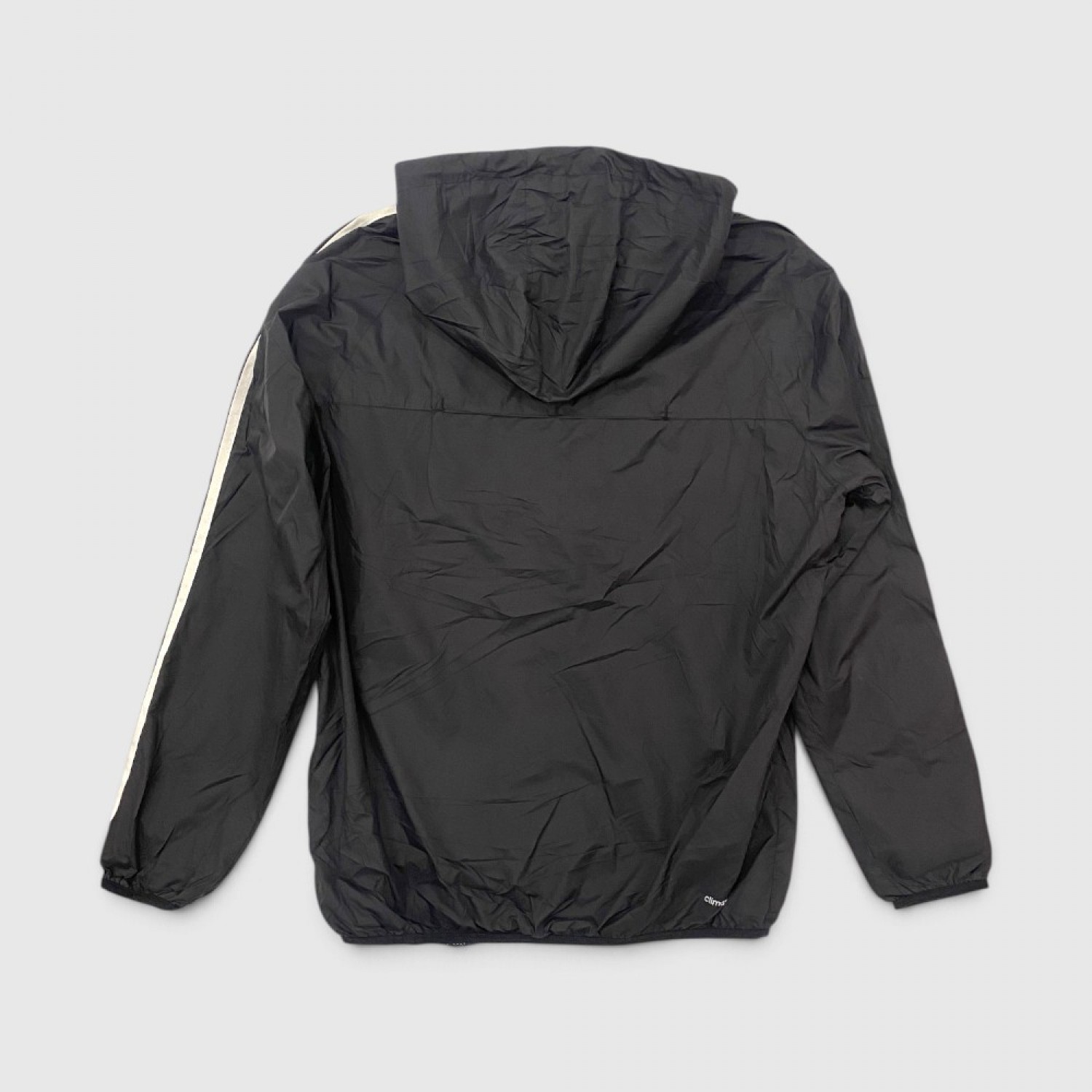 Adidas Αντιανεμικό Τζάκετ Μαύρο με Λευκές Ρίγες /pre owned
