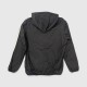 Adidas Αντιανεμικό Τζάκετ Μαύρο με Λευκές Ρίγες /pre owned