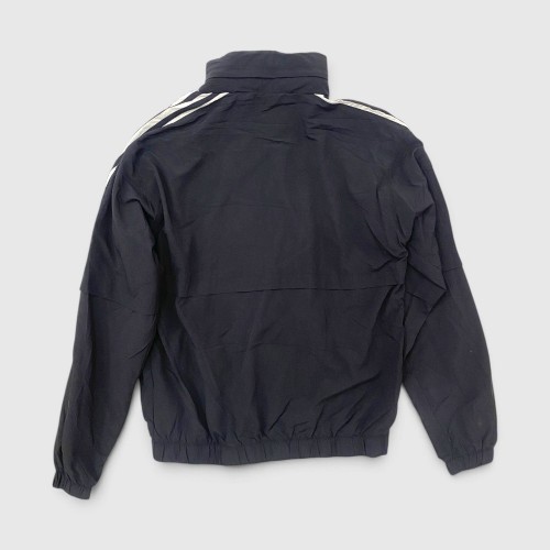 Adidas Originals Αντιανεμικό Τζάκετ Μαύρο με Λευκές Ρίγες /pre owned