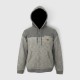 Quiksilver Ανδρική Ζακέτα Φούτερ με Κουκούλα Γκρι Melange / Pre-Owned