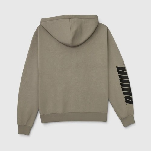 Ανδρική Puma Full-Zip Ζακέτα με Κουκούλα – Μπεζ / Pre-Owned