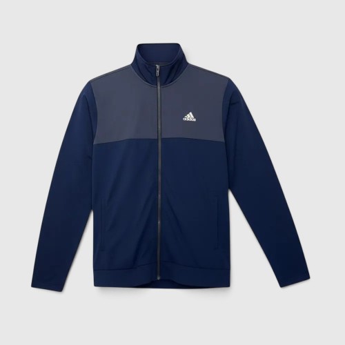 Ανδρική Adidas Full-Zip Αθλητική Ζακέτα – Navy Blue / Pre-Owned