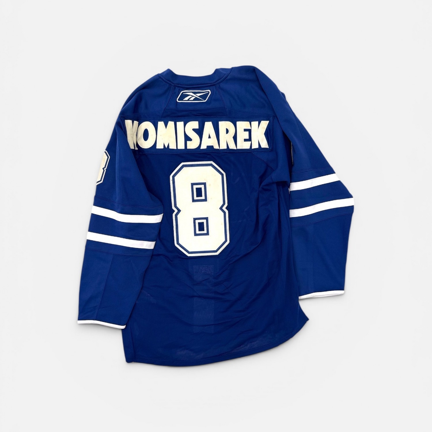 TORONTO MAPLE LEAFS KOMISAREK #8 REEBOK NHL HOCKEY JERSEY XL / 56