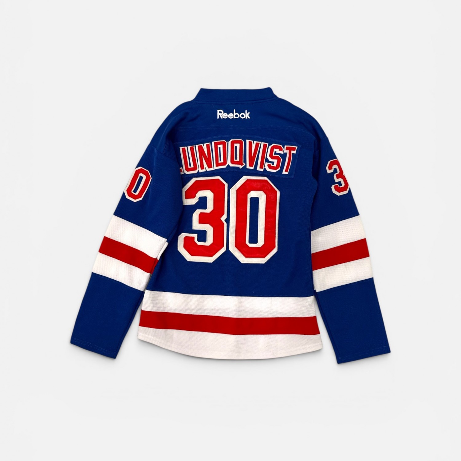 NEW YORK RANGERS LUNDQVIST 30 REEBOK NHL JERSEY M
