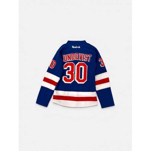 NEW YORK RANGERS LUNDQVIST 30 REEBOK NHL JERSEY M