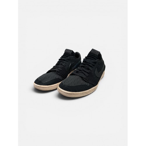 Nike Air Jordan 1 Low Flyknit Triple Black