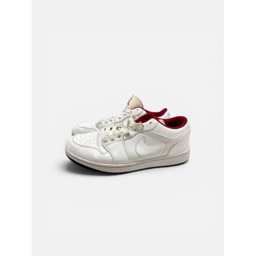 Air Jordan 1 Low Triple White (Red Lining)
