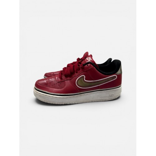 Nike Air Force 1 Low Vintage Red / Gold Swoosh