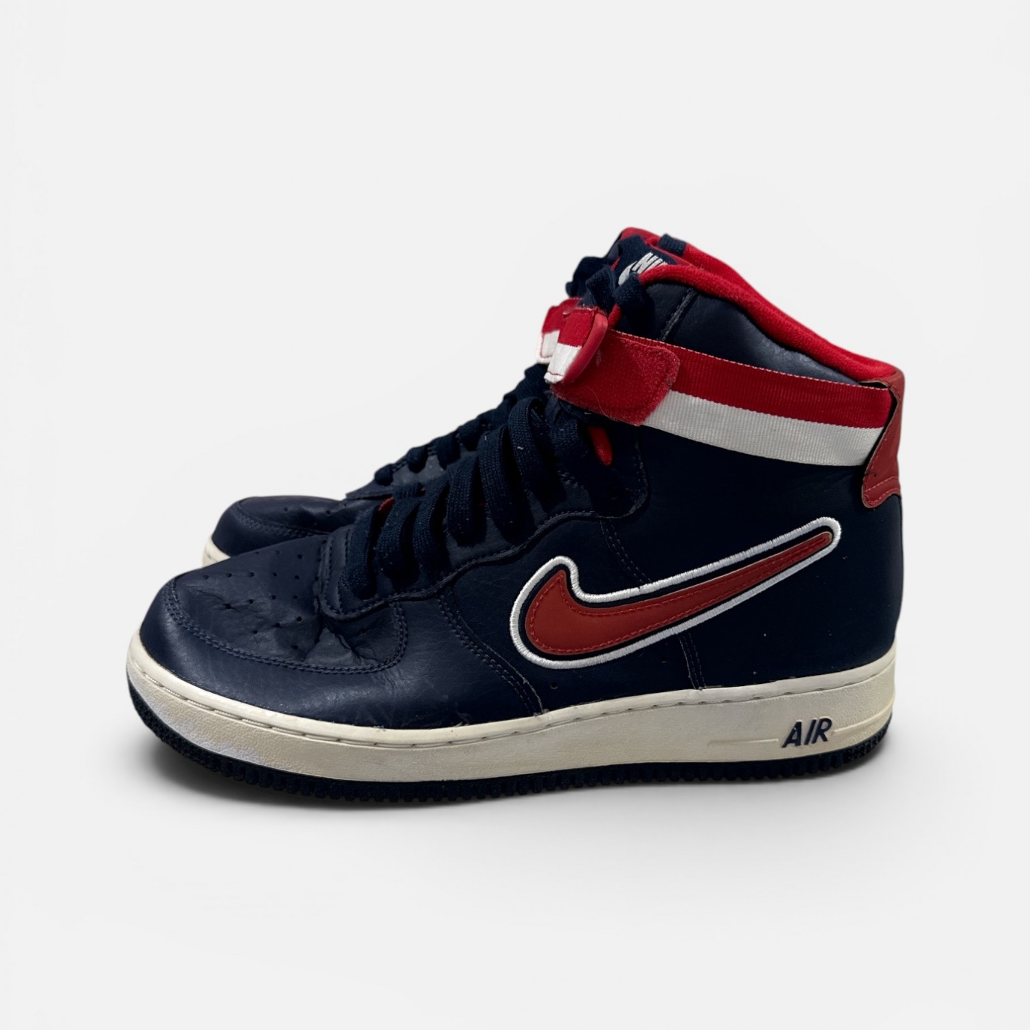 Nike Air Force 1 High Vintage Navy / Red