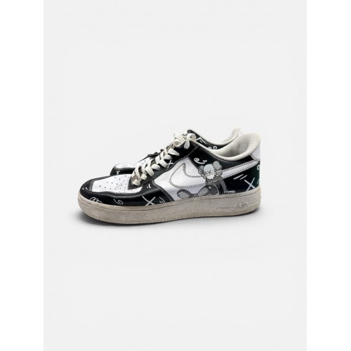 Nike Air Force 1 Custom Black/White Art